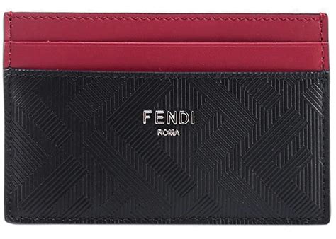 ssense fendi card holder|Fendi: Black 'FF' Card Holder .